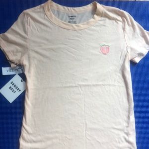 Aritzia Sunday best peach T-shirt new